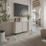 Cama VOLARE chest of drawers 151 x 39 x 75 cm cashmere - Image 2