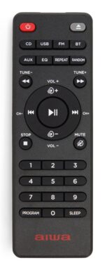 Aiwa Sound System 2 Channels MSBTU 500 50W With CD Digital Media Player Black - Image 3