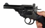 WEBLEY MKVI .455 Police cal.5.5 mm Diabolo cartridge revolver 6-shot. 4’ barrel CO2 Battlefield Ekp to17J - Image 9