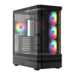 MODECOM Volcano Volcano AQ100 ARGB Midi Black - Image 2