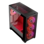 Modecom Expanse T Apex ARGB Gaming Midi Tower Computer Case with Side Window Black - Image 3