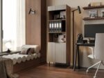 Cama 3 ALMERA bookcase 60x42x185 walnut/cashmere - Image 2