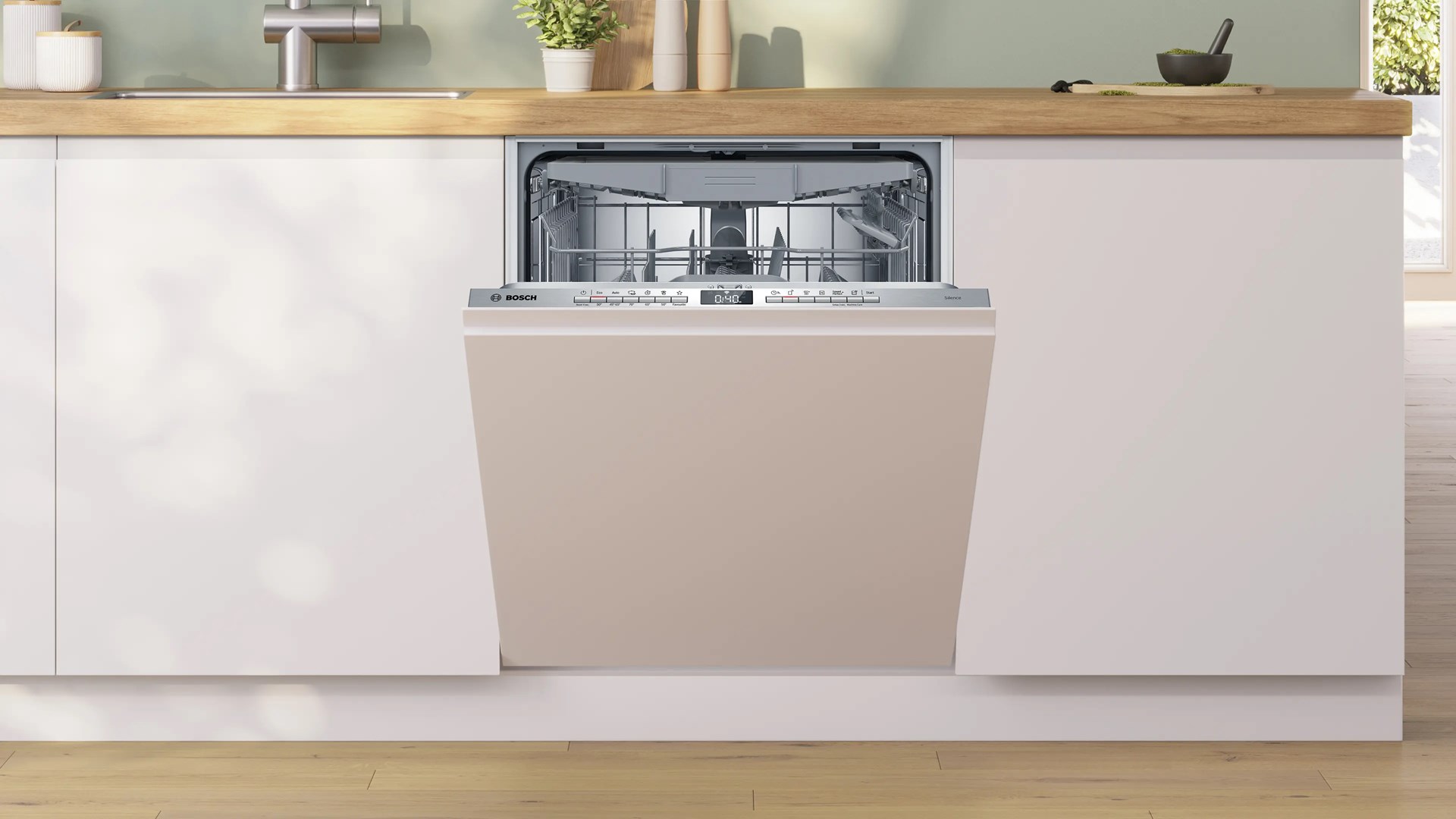 BOSCH SMH4HVX11E built-in dishwasher fully integrated 60 cm Vario sliding hinges - Image 1