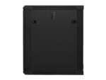 Lanberg wall-mounted installation rack cabinet 19'' 15U 600x600mm black (glass door) - Image 4