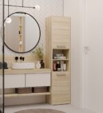 Topeshop S40 SONOMA bathroom storage cabinet Oak - Image 6