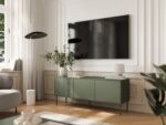 Cama RTV 3D TRESSE cabinet 150x40x55 matte green - Image 2