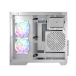 Modecom Panorama ARGB 5F Gaming Midi Tower Computer Case with Side Window White - Image 3