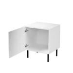 Jungle Bedside Tables Wooden White 2 Pieces 53.5x40.5x44cm - Image 2
