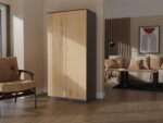 Malwa Sd-90 Anthracite Artisan Wardrobe - Image 3