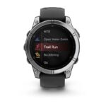 Garmin Fenix E Stainless Steel 47mm Waterproof Smartwatch with Heart Rate Monitor (Black) - Image 4