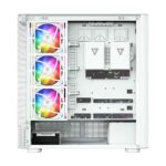 Modecom Volcano AQ500 Gaming Midi Tower Computer Case with Side Window and ARGB Lighting White - Image 12