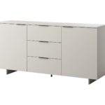 Cama 2D3S ALMA chest of drawers 180x41.5xH90 cashmere