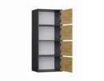 ALMA CHEST OF DRAWERS  ANTHRACITE/ARTISAN OAK - Image 2