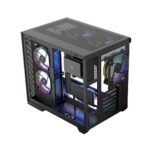 Modecom Panorama ARGB 5F Gaming Midi Tower Computer Case with Side Window Black - Image 14