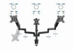 Gembird MA-DA3-01 monitor mount / stand 68.6 cm (27 ) Desk Black - Image 13
