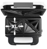 Tefal Snack XL SW7011 sandwich maker 850 W White  Stainless steel - Image 8