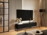 Cama VERA TV cabinet 190x40x50 matt black - Image 3