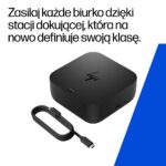 HP USB-C 100W G6 Dock USB-C Docking Station with HDMI/DisplayPort 4K PD Ethernet and Support for 2 Monitors Black - Image 2