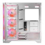 Modecom Volcano Expanse S Apex ARGB Gaming Midi Tower Computer Case with Side Window White - Image 16