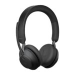 Jabra Evolve2 65 VOIP Headset Link380a UC Stereo Desk Stand Black (26599-989-989) - Image 2