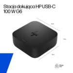 HP USB-C 100W G6 Dock USB-C Docking Station with HDMI/DisplayPort 4K PD Ethernet and Support for 2 Monitors Black - Image 4