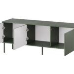 Cama RTV 3D TRESSE cabinet 150x40x55 matte green