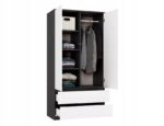 MALWA SS-90 wardrobe  anthracite/white - Image 3