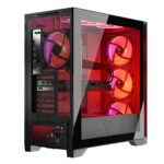 Modecom Expanse T Apex ARGB Gaming Midi Tower Computer Case with Side Window Black - Image 5