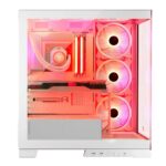 Modecom Volcano Space Apex ARGB Gaming Midi Tower Computer Case with Side Window White - Image 14