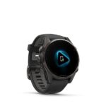 Garmin Fenix 8 Titanium 43mm Waterproof Smartwatch with Heart Rate Monitor (Sapphire, Carbon Grey Dlc Titanium With Black/pebble Grey Silicone Band) - Image 2
