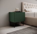 ONDA bedside table 2 pcs. 50x40x54 Green - Image 3