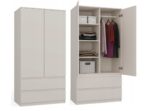 Double Door Wardrobe Kashmir 90x50x180cm - Image 6