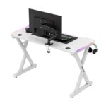 Huzaro Hero 2.3 RGB Gaming Desk white