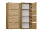 ALMA CHEST OF DRAWERS  ANTHRACITE/ARTISAN OAK - Image 4