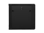 Lanberg Wall Mounted Rack Cabinet 12U 60x60x64cm Black WF01-6612-10B - Image 3