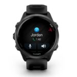 Garmin Forerunner 570 Aluminium 42mm Αδιάβροχο Smartwatch με Παλμογράφο (Slate Gray Aluminum with Translucent Black/Black Band) - Image 2