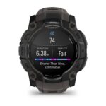 Garmin Instinct 3 AMOLED Aluminium 50mm Αδιάβροχο Smartwatch με Παλμογράφο (Black with Charcoal Band) - Image 8
