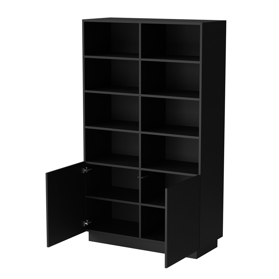 Cama LIVERTI shelving unit 100x42x171 black - Image 1