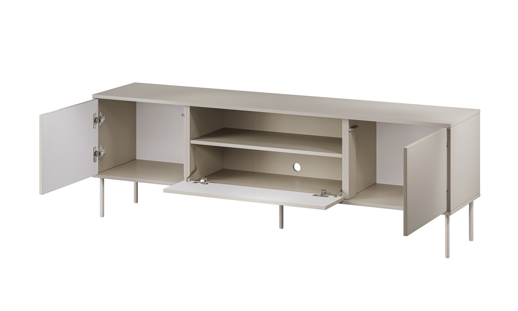 Cama EF TRESSE RTV cabinet 180x40x54.5 cashmere matt - Image 1