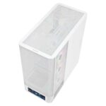 Modecom Volcano AQ500 Gaming Midi Tower Computer Case with Side Window and ARGB Lighting White - Image 14