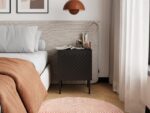 Bedside Tables Wooden Black 2 Pieces 44.5x40x59cm - Image 3