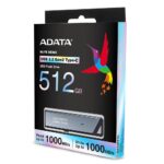 Adata 512GB USB 3.2 Stick με σύνδεση USB-C Μαύρο - Image 5