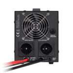 KEMOT PROsinus-500 emergency power supply unit – inverter with a pure sine wave output and 12V charging function  230V  500VA/300W – black - Image 4