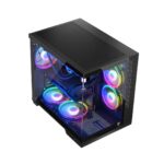 Modecom Panorama ARGB 7F Gaming Midi Tower Computer Case with Side Window Black - Image 17