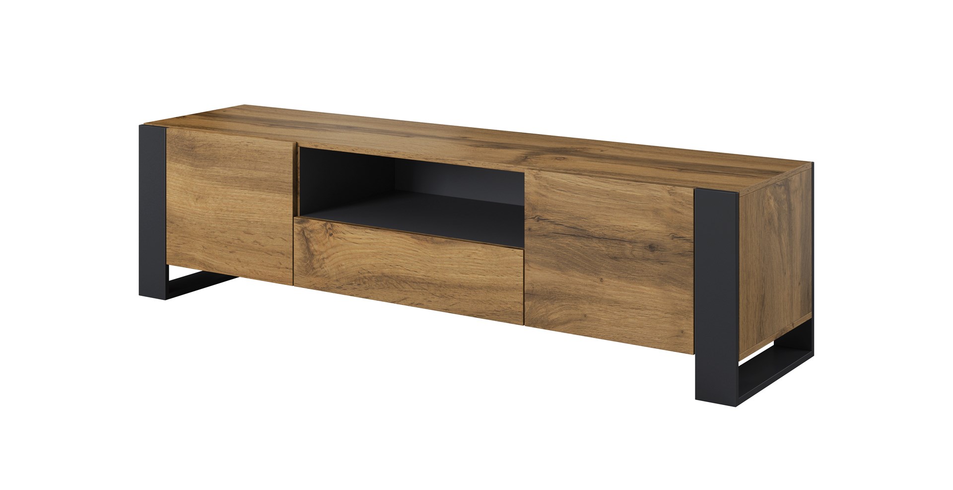 Cama TV stand WOOD wotan/antracite - Image 1