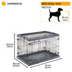 FERPLAST Superior 90 - dog cage - 92 x 58.5 x 62.5 cm - Image 9
