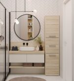 Topeshop S43 SONOMA bathroom storage cabinet Oak - Image 2