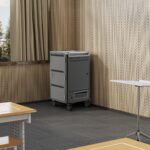 Ewent EW1700 portable device management cart/cabinet Black  Grey - Image 3
