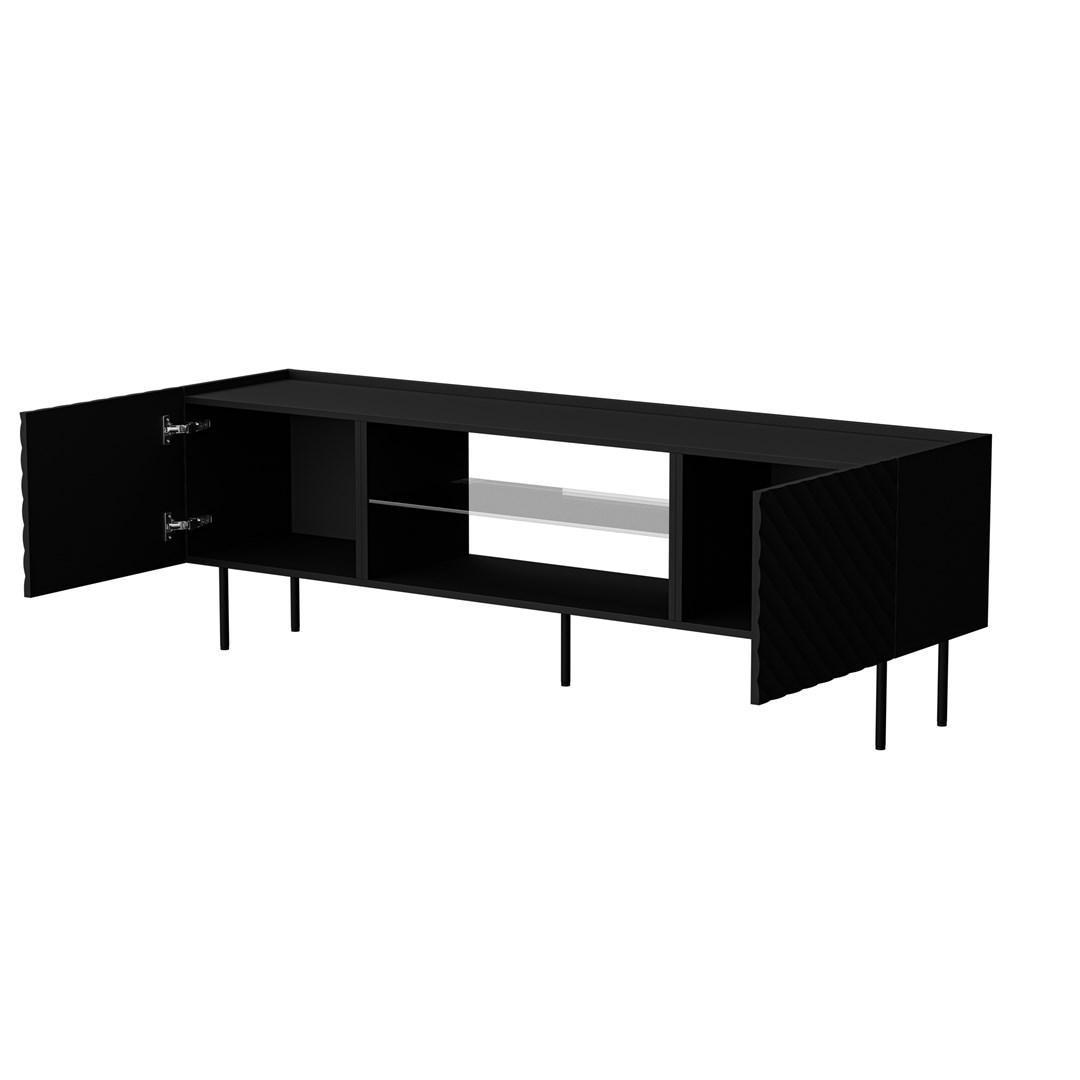 Cama EF LUCCA TV cabinet 180x40x59 black - Image 1