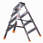 Krause Dopplo double-sided step ladder silver - Image 5
